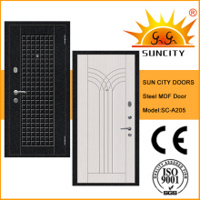 Portes en acier anti-vol avec serrures turques (SC-A205)